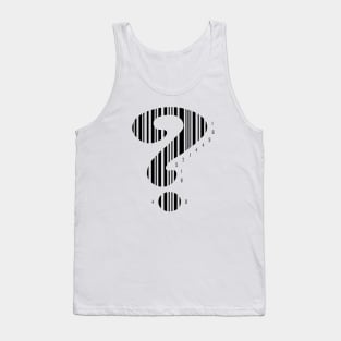 R1ddl3r Bar Code (BLACK) Tank Top